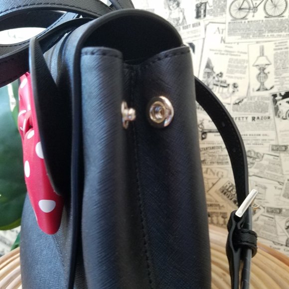 Neema Black Red Kate Spade Disney Minnie Mouse Bag - Picture 8 of 11
